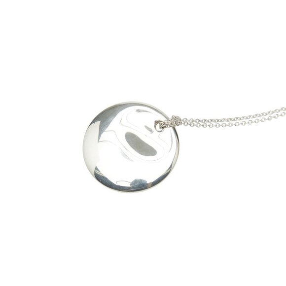 Tiffany & Co. round necklace in 925 silver for women.